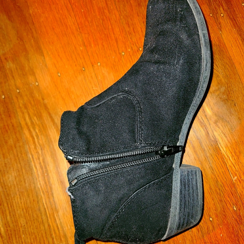 Black ankle boots